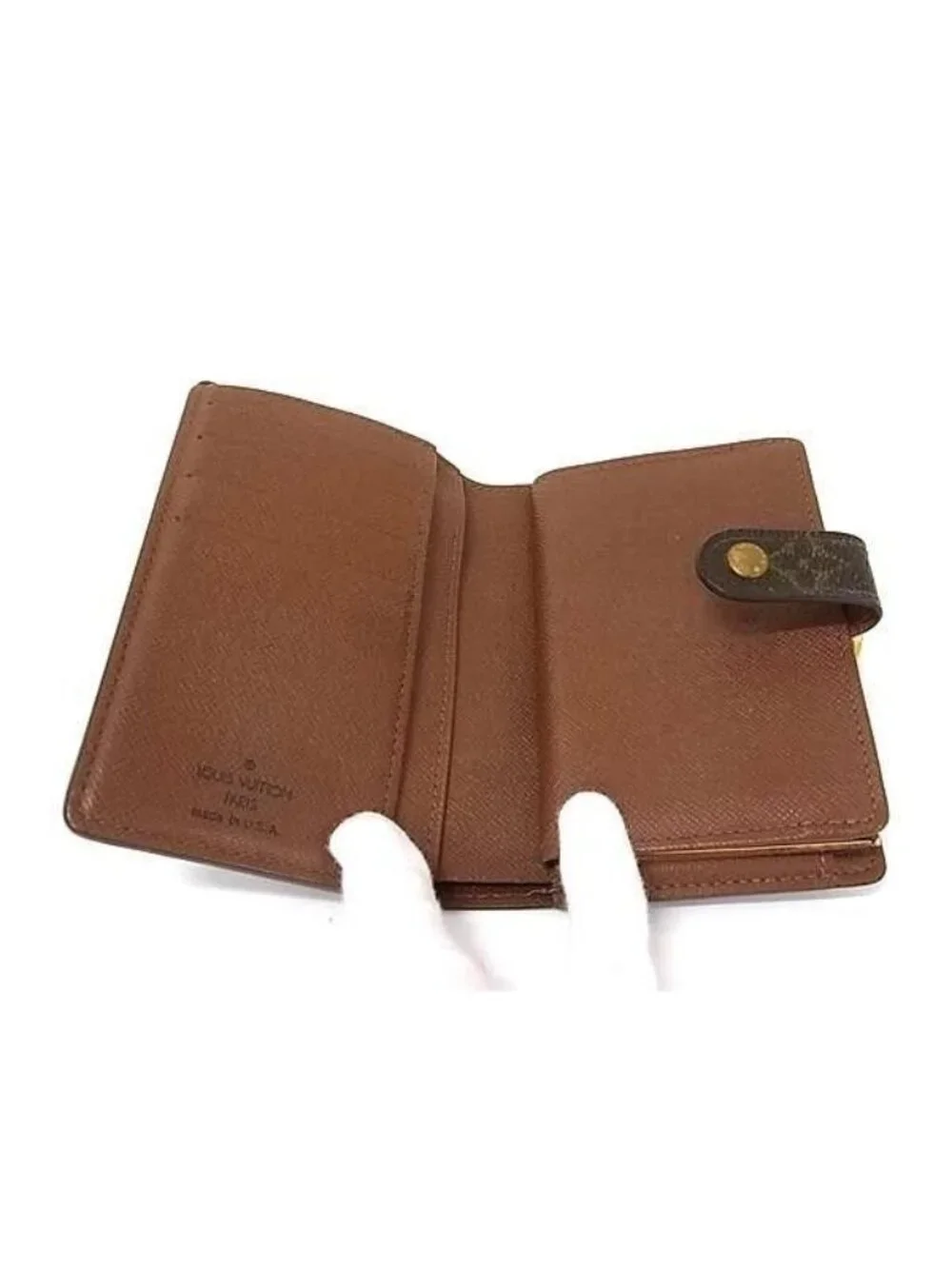 Louis Vuitton Bifold Wallet Porte-Monnaie Viet Viennois Brown Monogram